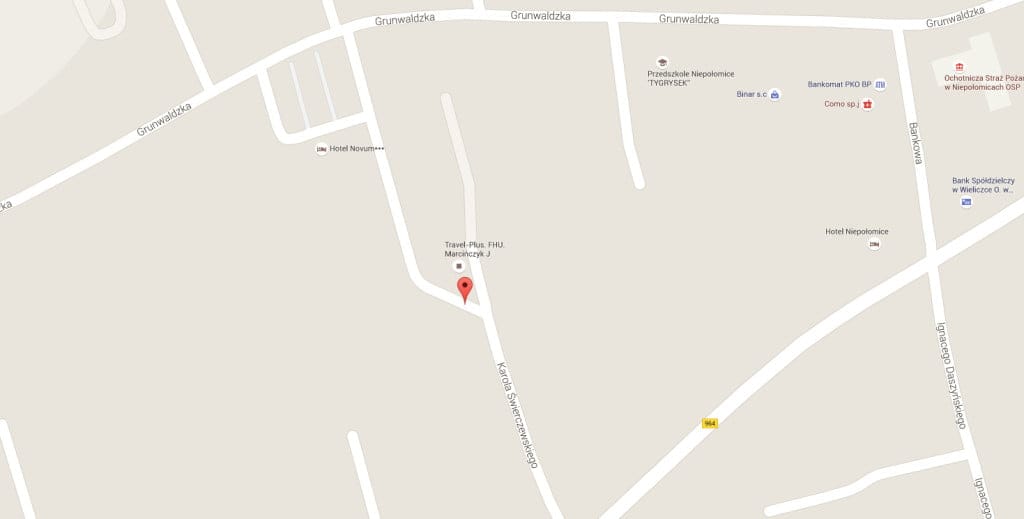 Mapka Niepołomic