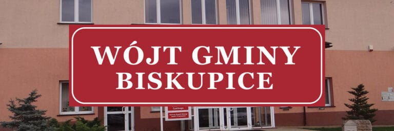 Wójt Gminy Biskupice - wybory samorządowe 2024