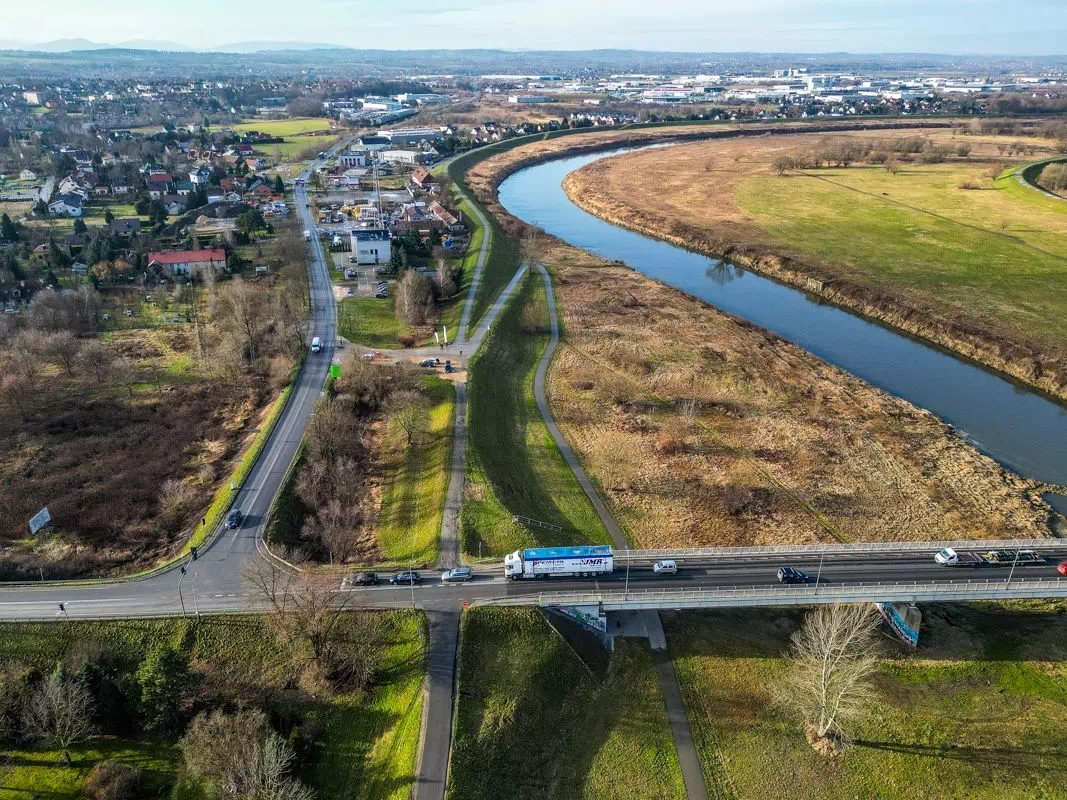 most Niepołomice Brzeska remont rondo Wisła
