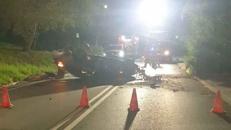 wypadek drogowy Rożnowa 2