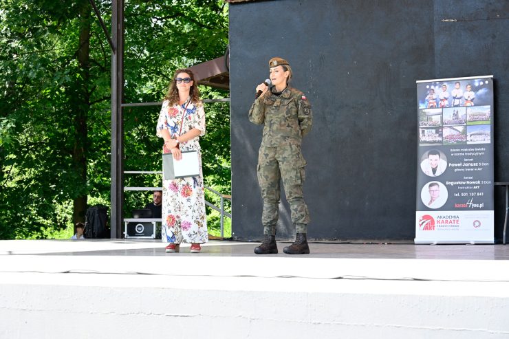 Piknik rodzinny „Bezpieczne wakacje” w Gdowie