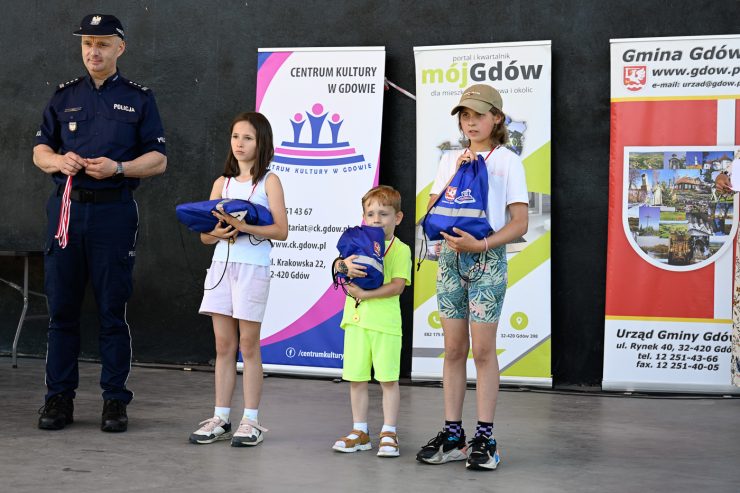 Piknik rodzinny „Bezpieczne wakacje” w Gdowie