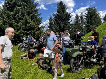 Rajd motocykli przez Gminę Gdów