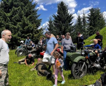 Rajd motocykli przez Gminę Gdów