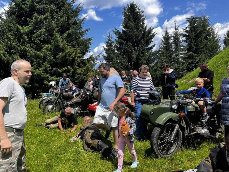Rajd motocykli przez Gminę Gdów