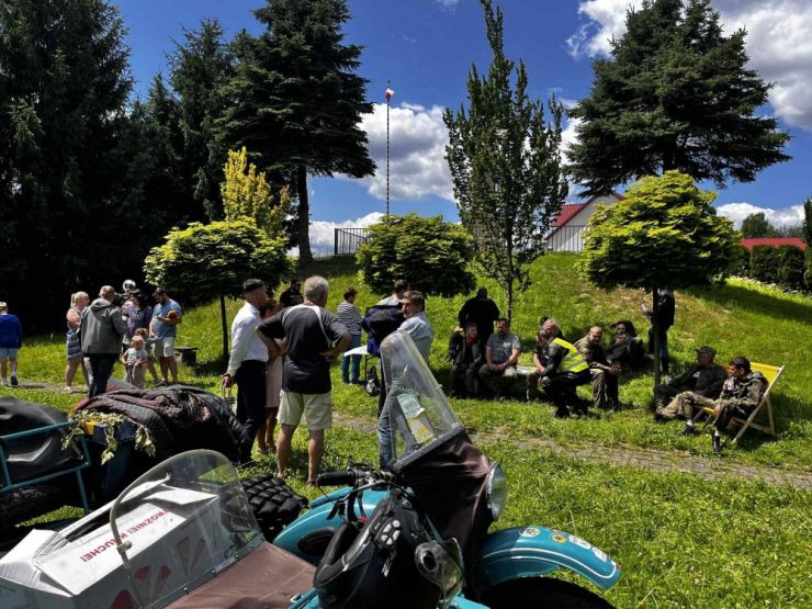 Rajd motocykli przez Gminę Gdów