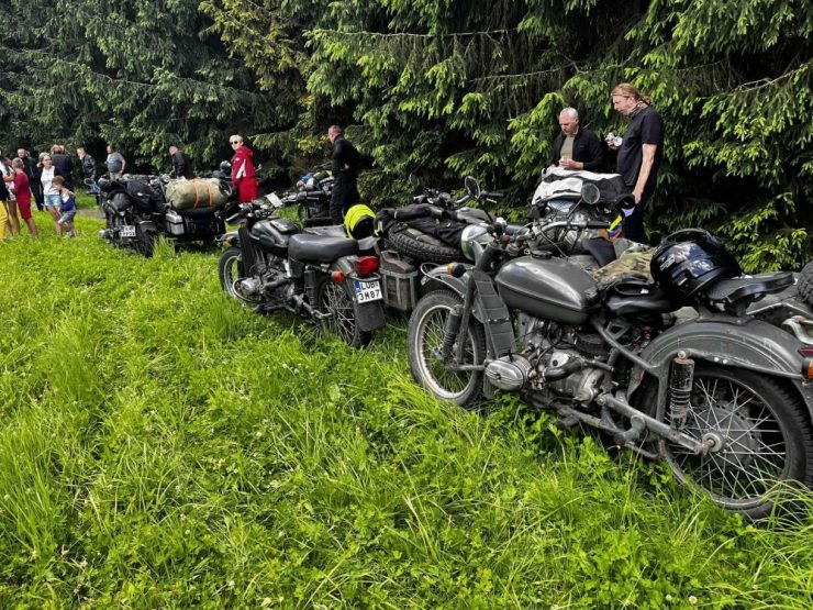 Rajd motocykli przez Gminę Gdów