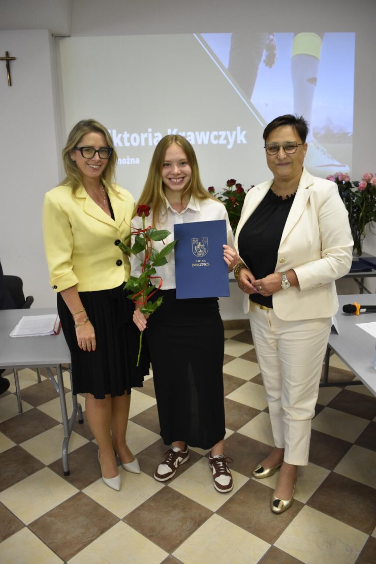 Uhonorowanie sportowców Gminy Biskupice za ich osiągnięcia