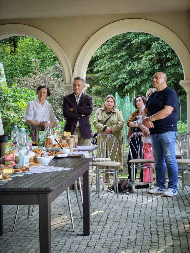 Wernisaż sztuki w Hucisku