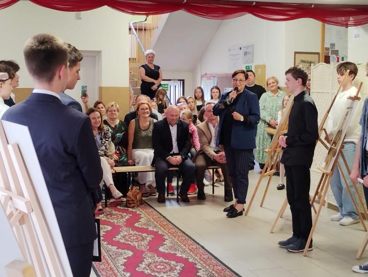 Wernisaż wystawy "Oblicze królów" w Bodzanowie