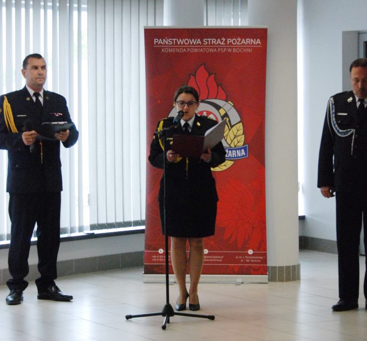 Nowy komendant PSP w Bochni – zmiany i tradycje