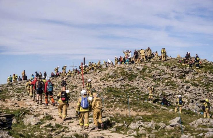 Strażacy z Bodzanowa zdobywają Babią Górę dla dawstwa szpiku
