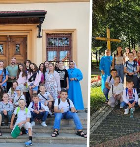 Młodzież z Ukrainy w Wieliczce: spotkanie pełne radości i kultury