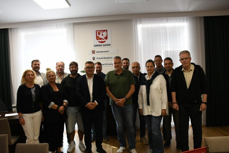 Delegacja z Niemiec w Gminie Gdów