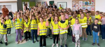 Bezpieczni w drodze do szkoły – akcja w Niepołomicach