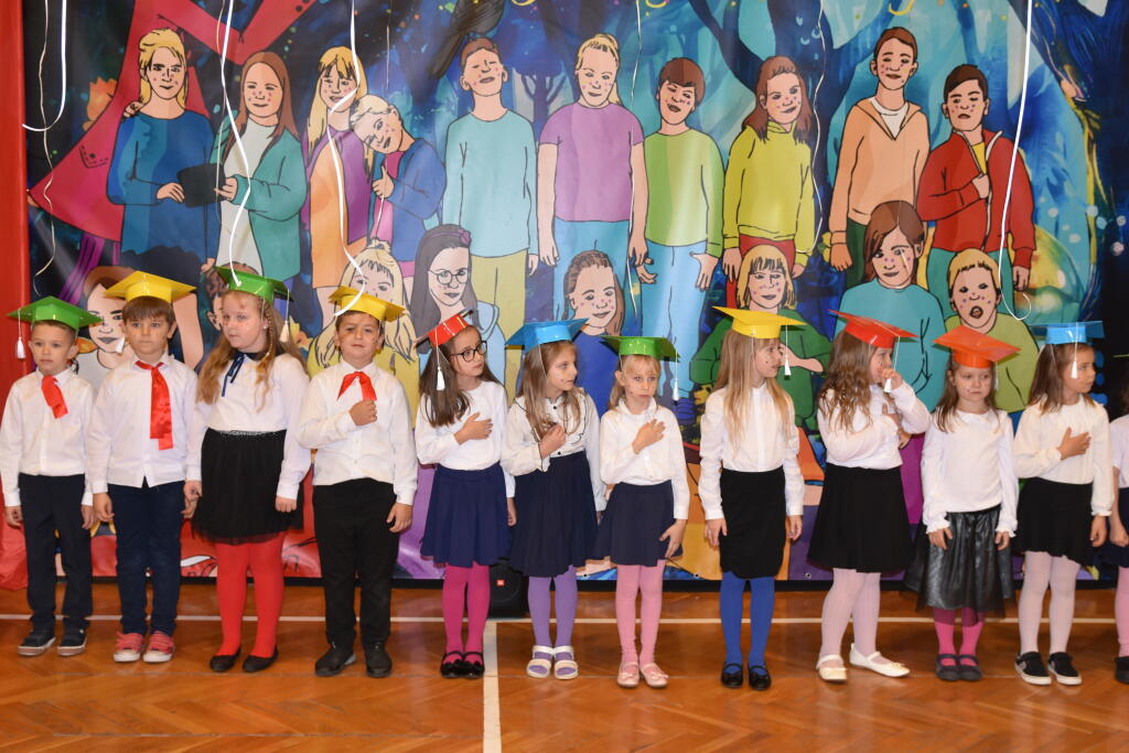 Uroczystość ślubowania pierwszoklasistów w Sławkowicach