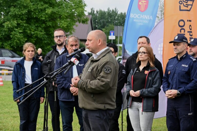 Ćwiczenia z zarządzania kryzysowego w Bochni