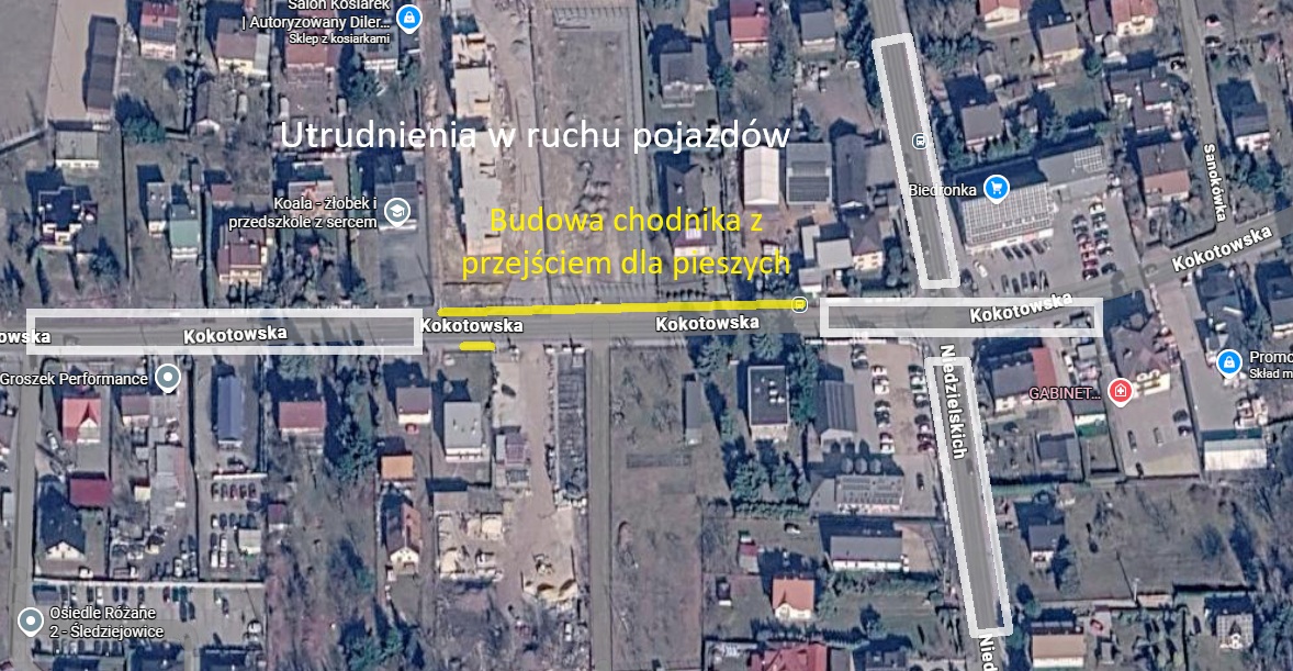 Przebudowa drogi w Śledziejowicach &ndash; ważne informacje dla kierowc&oacute;w