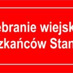 Zebranie wiejskie mieszkańców Staniątek
