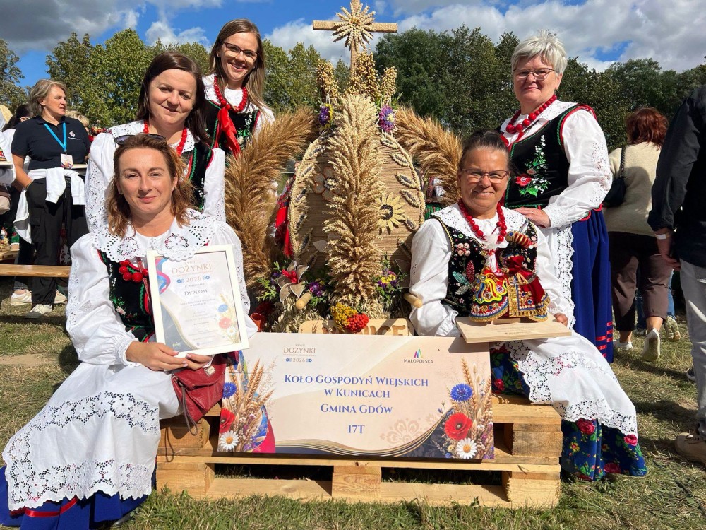 Gmina Gd&oacute;w na Dożynkach Wojew&oacute;dztwa Małopolskiego