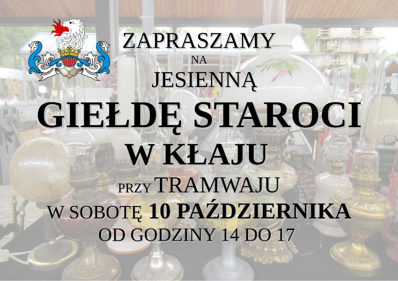 Jesienna giełda staroci w Kłaju.