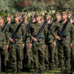 Przysięga żołnierzy 11. Małopolskiej Brygady Obrony Terytorialnej