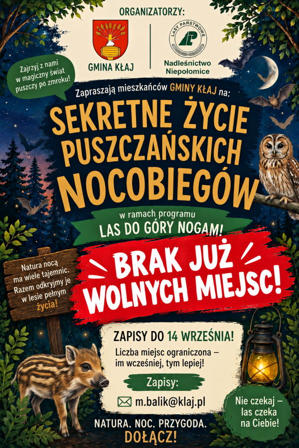 &ldquo;Sekretne życie puszczańskich nocobieg&oacute;w&rdquo;