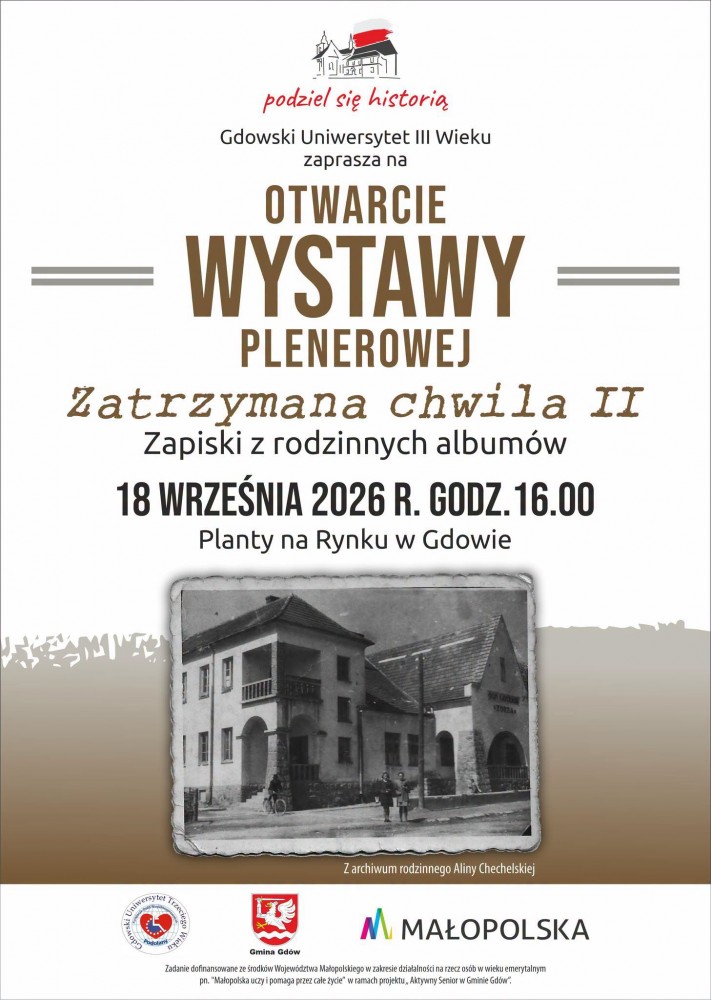 Zaproszenie na otwarcie wystawy