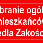 Spotkanie mieszkańc&oacute;w osiedla Zakościele