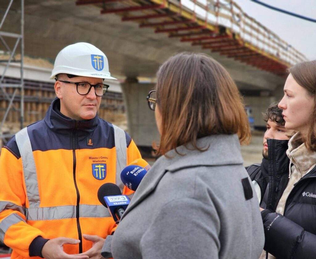 Budowa węzła Wieliczka na DK94. Prace przebiegają zgodnie z harmonogramem