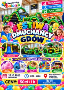 Festiwal dmuchańc&oacute;w w Gdowie