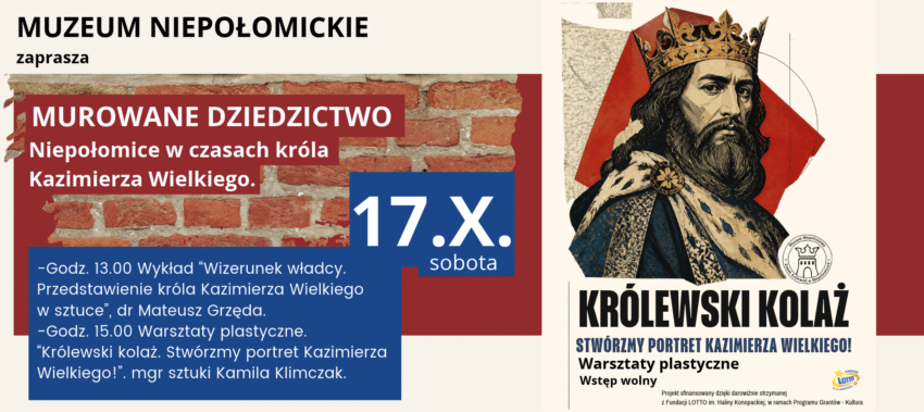 Wykład i warsztaty w ramach projektu Murowane dziedzictwo.