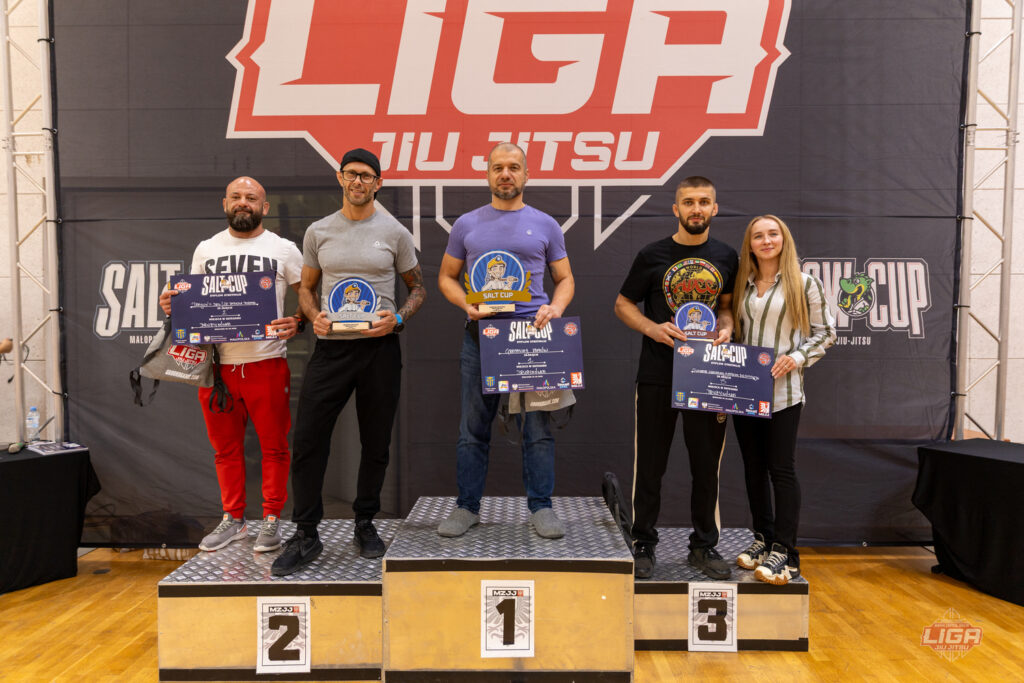 Wieliccy zawodnicy na podium Małopolskiej Ligi Jiu-Jitsu SALT CUP