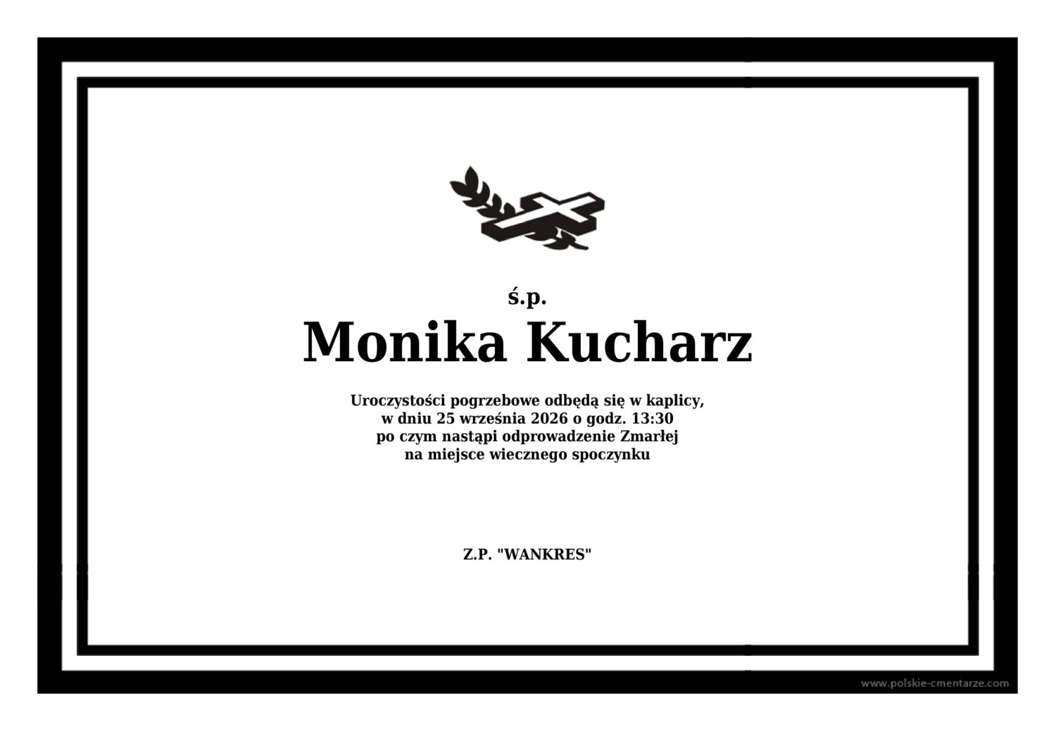 Nekrolog Wieliczka