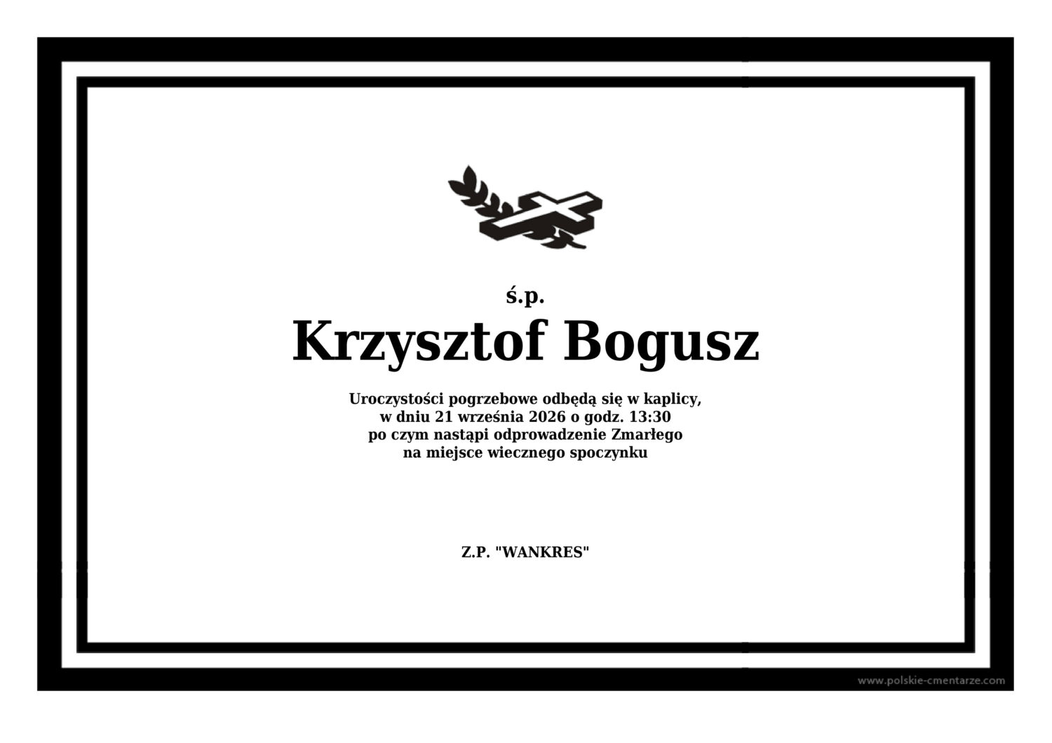 Nekrolog Wieliczka