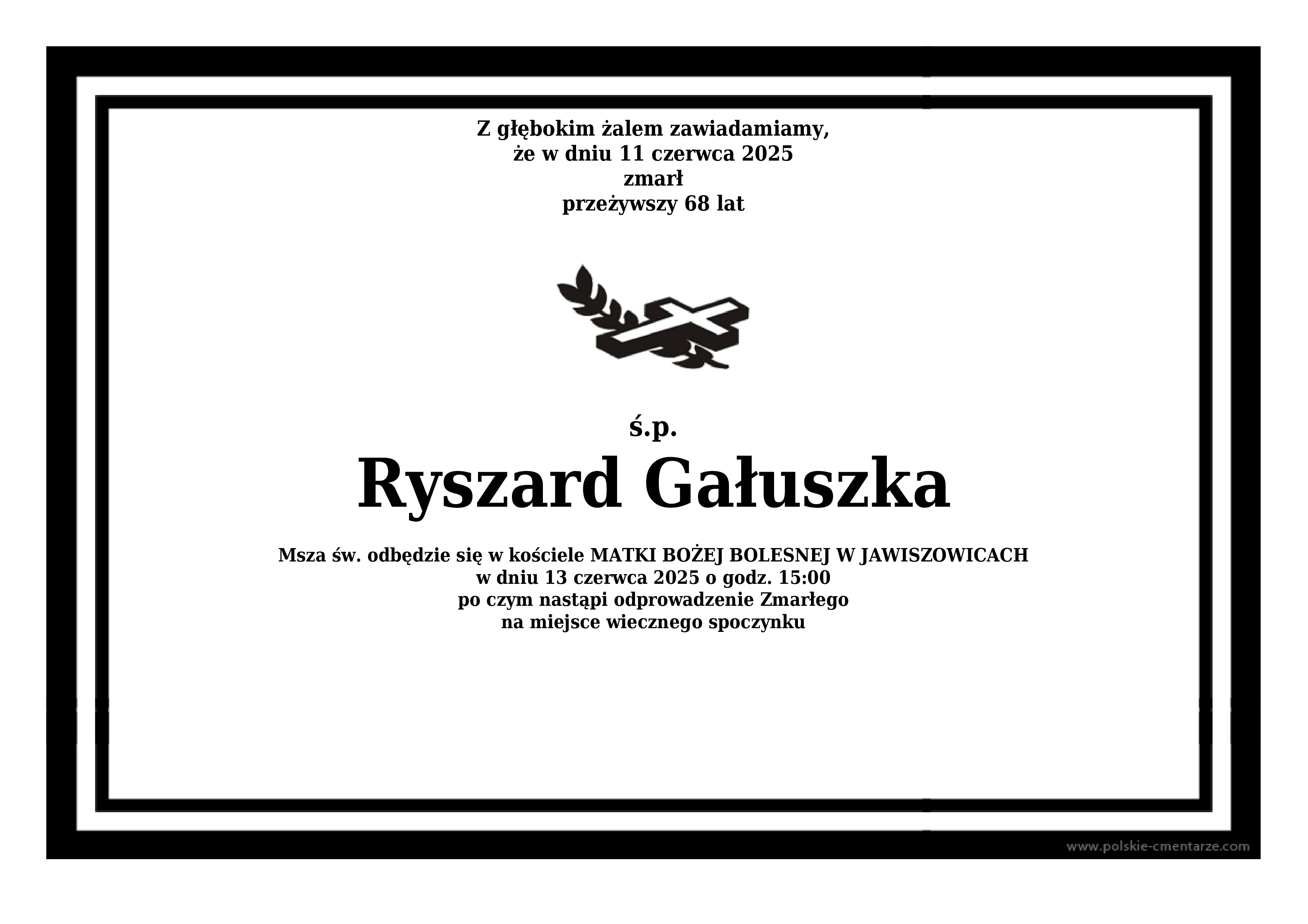 Nekrolog Wieliczka - Gazeta Wielicka