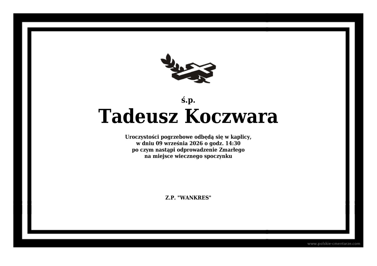 Nekrolog Wieliczka